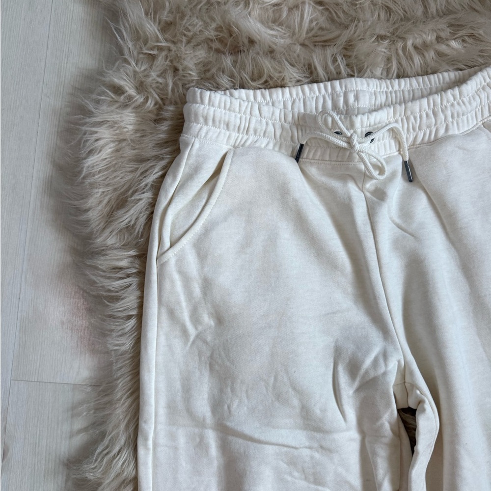 Yogalicious Cream Drawstring Track Pants - Picture 5 of 11